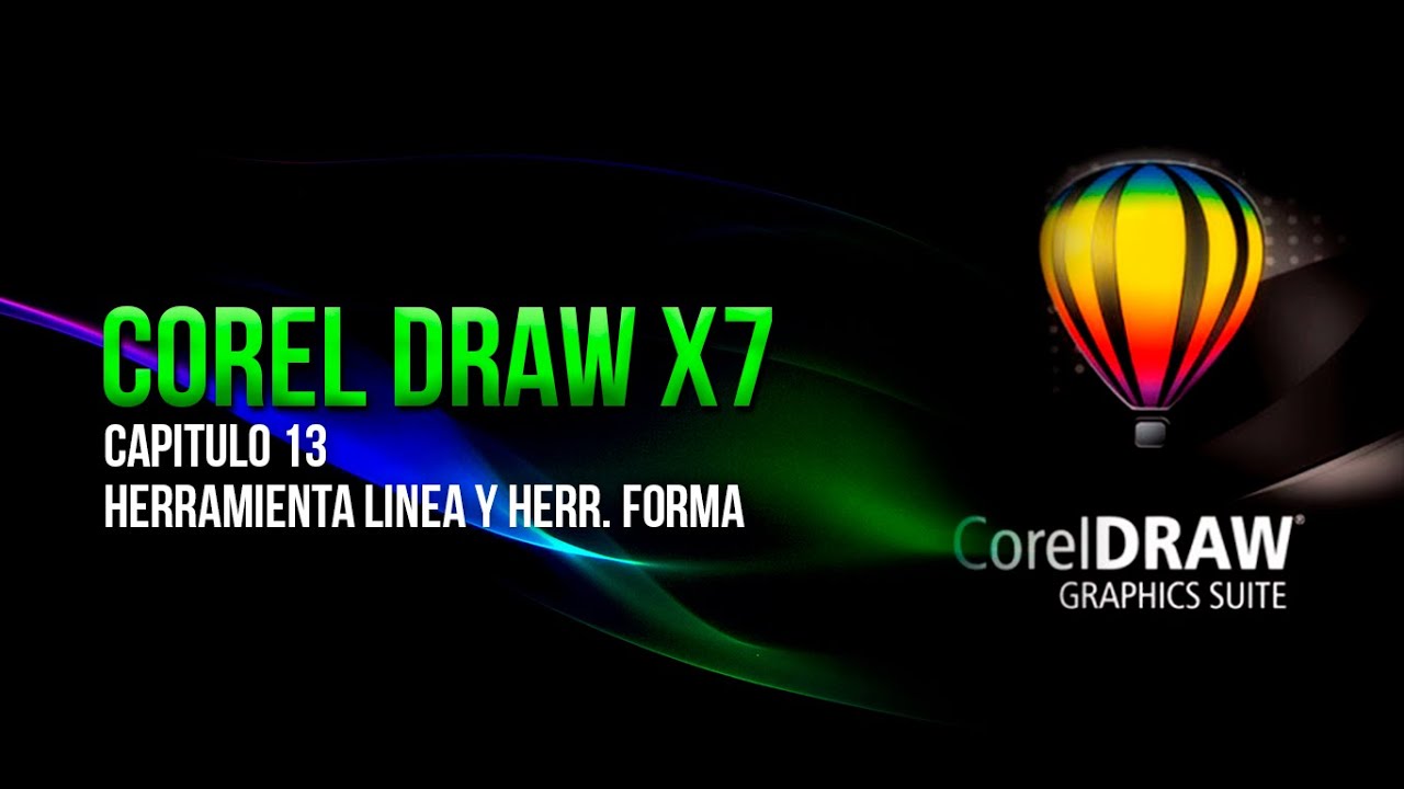 COREL DRAW X7 BASICO │CAPITULO 13 - Herramienta Línea y Herr. Forma