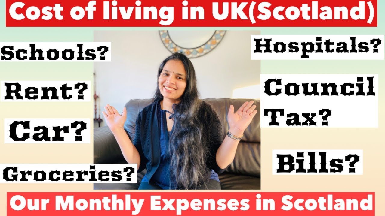Cost of Living in UK (Scotland) | Our Monthly expenses  | Telugu Vlogs in Scotland | by Deepika
