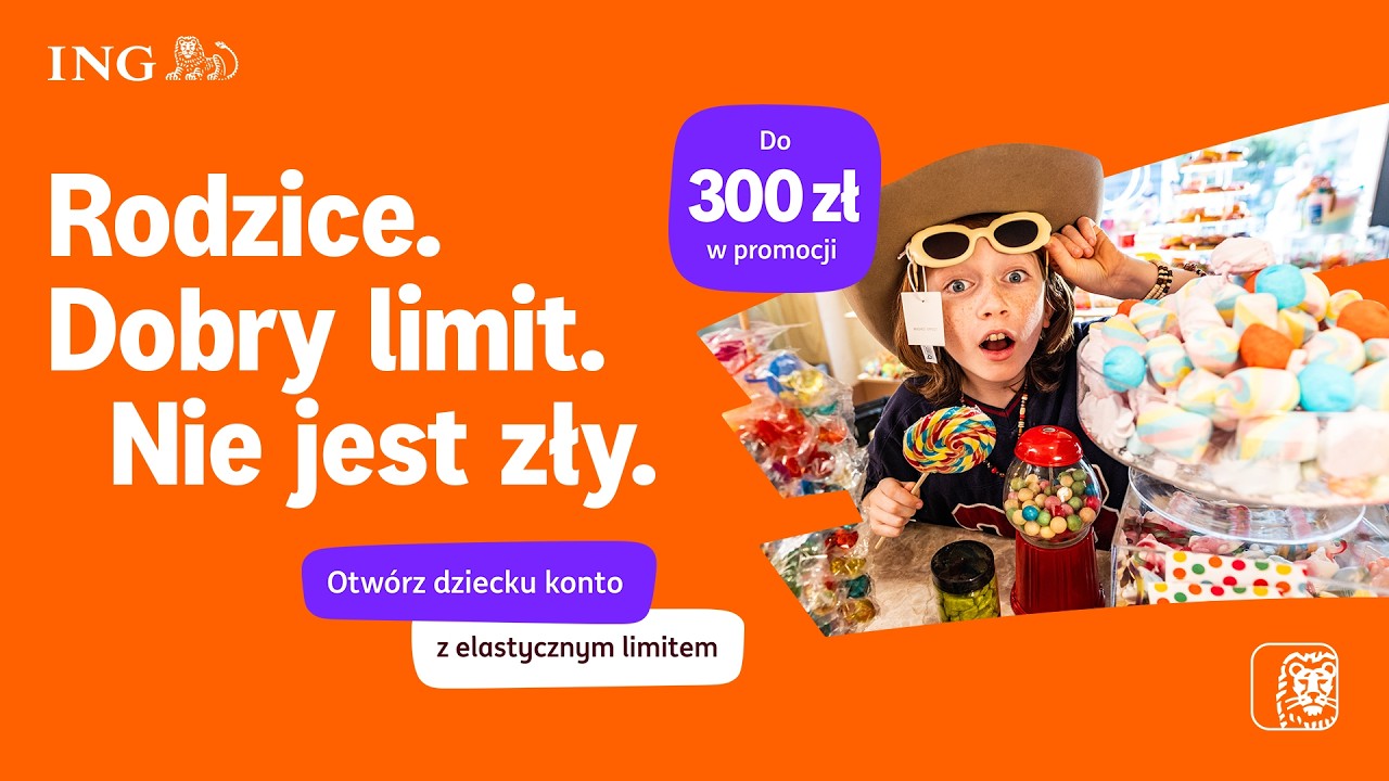 Konto w Planie ING Go z elastycznym limitem wydatk&oacute;w dla dziecka w ING