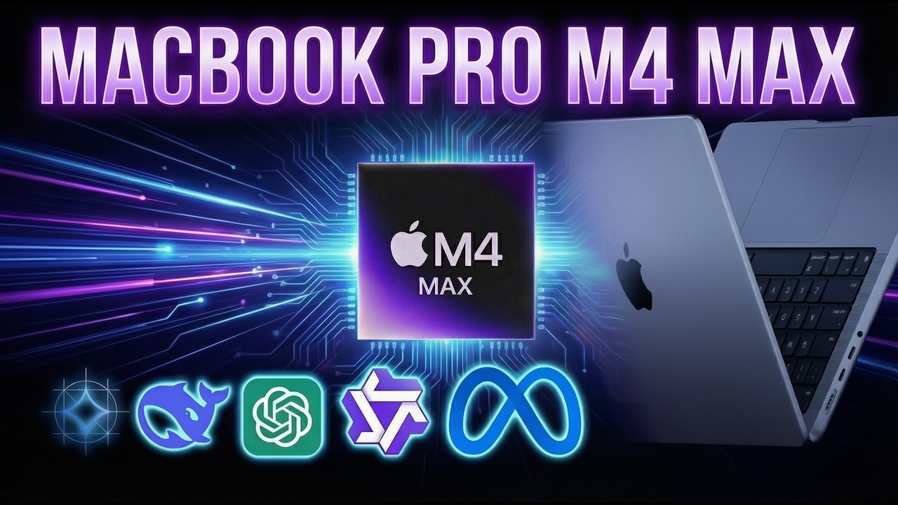 MacBook Pro M4 MAX اختبار نماذج الذكاء الاصطناعي على