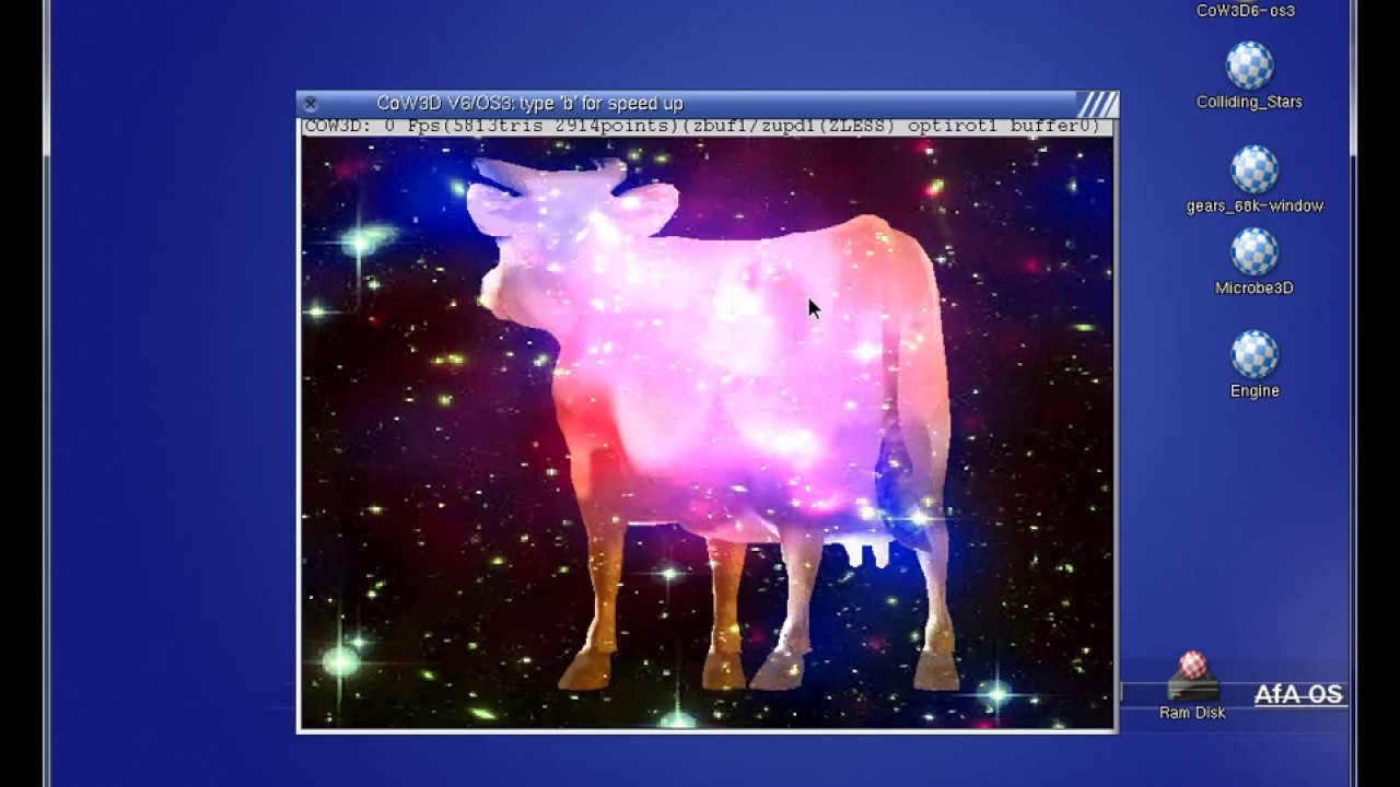 Amiga AFA OS Demo 3D