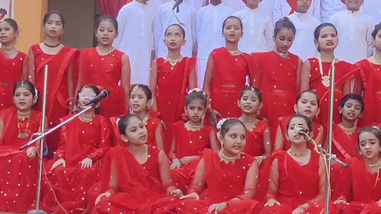 Naam Ramayan by primary kids on the occasion of Ram Mandir Sthapana Divas.