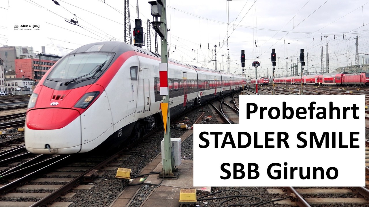 SBB Giruno - STADLER SMILE | Mitfahrt & pers&ouml;nlicher Eindruck von diesem Fahrzeug | Alex E
