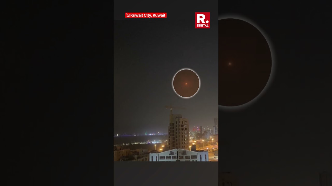 Iranian Missiles Intercepted Over Kuwait City