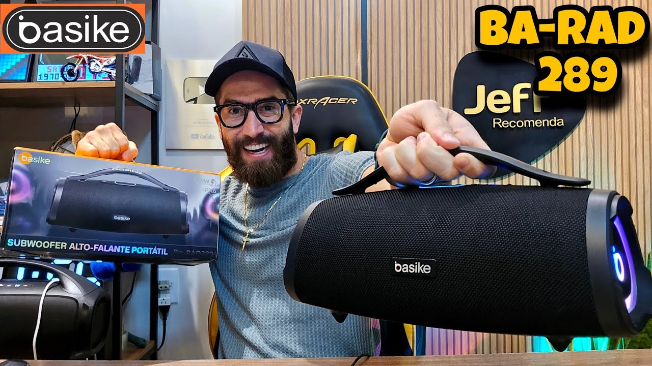 LANÇAMENTO! CAIXA DE SOM BASIKE BA-RAD289 160W RMS: O UPGRADE DO SUCESSO DE VENDAS! (Unboxing)
