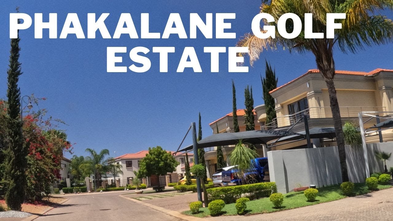 Phakalane Golf Estate - Where the rich live in Botswana 🇧🇼 - Gaborone