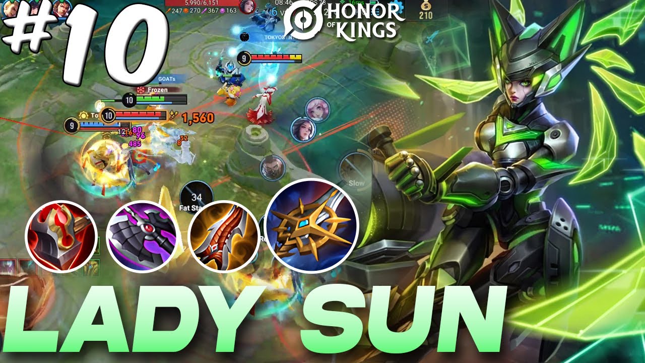 Troll to WIN! they thought they're gonna win UNTIL | Lady Sun Marksman Gameplay #10 | Honor of Kings