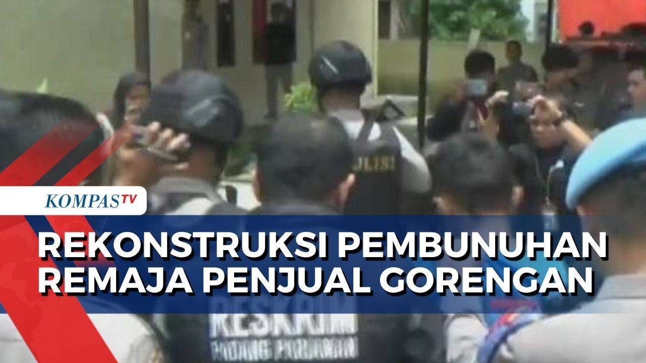 Polisi Gelar Rekonstruksi Pembunuhan Remaja Penjual Gorengan di Padang Pariaman