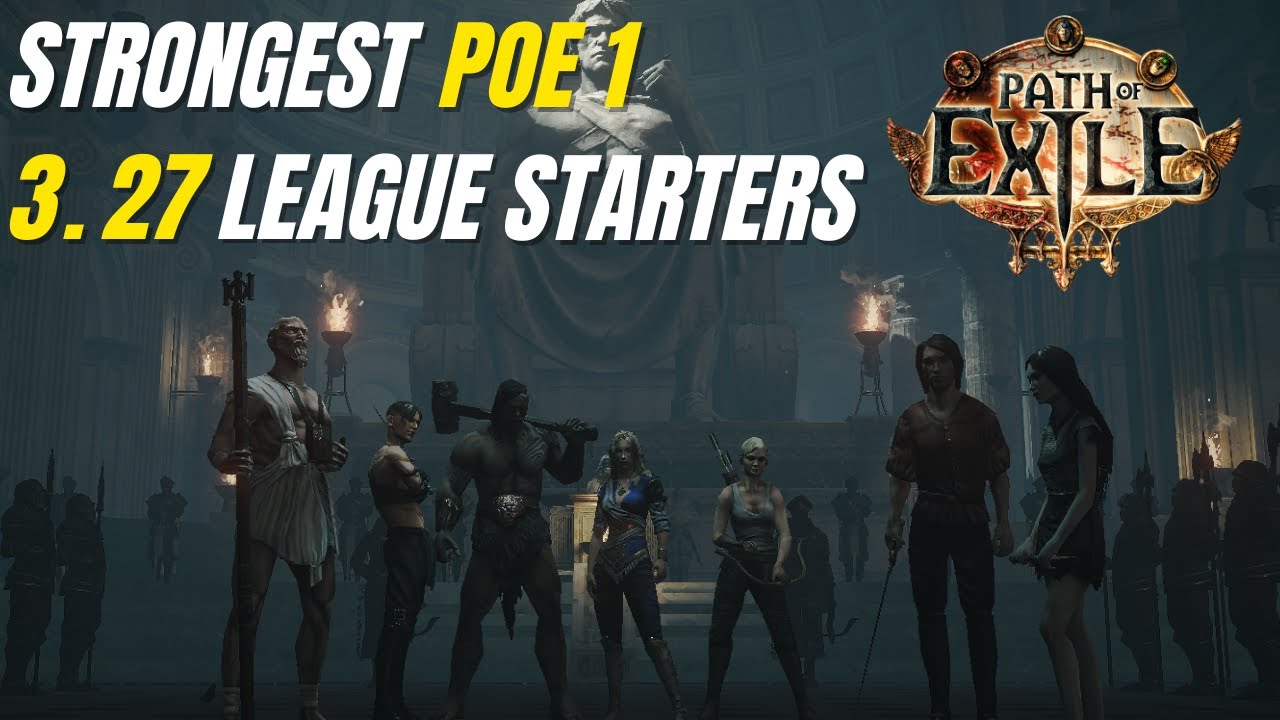 BEST 3.27 League Starters in POE 1 | Insanely SMOOTH starters