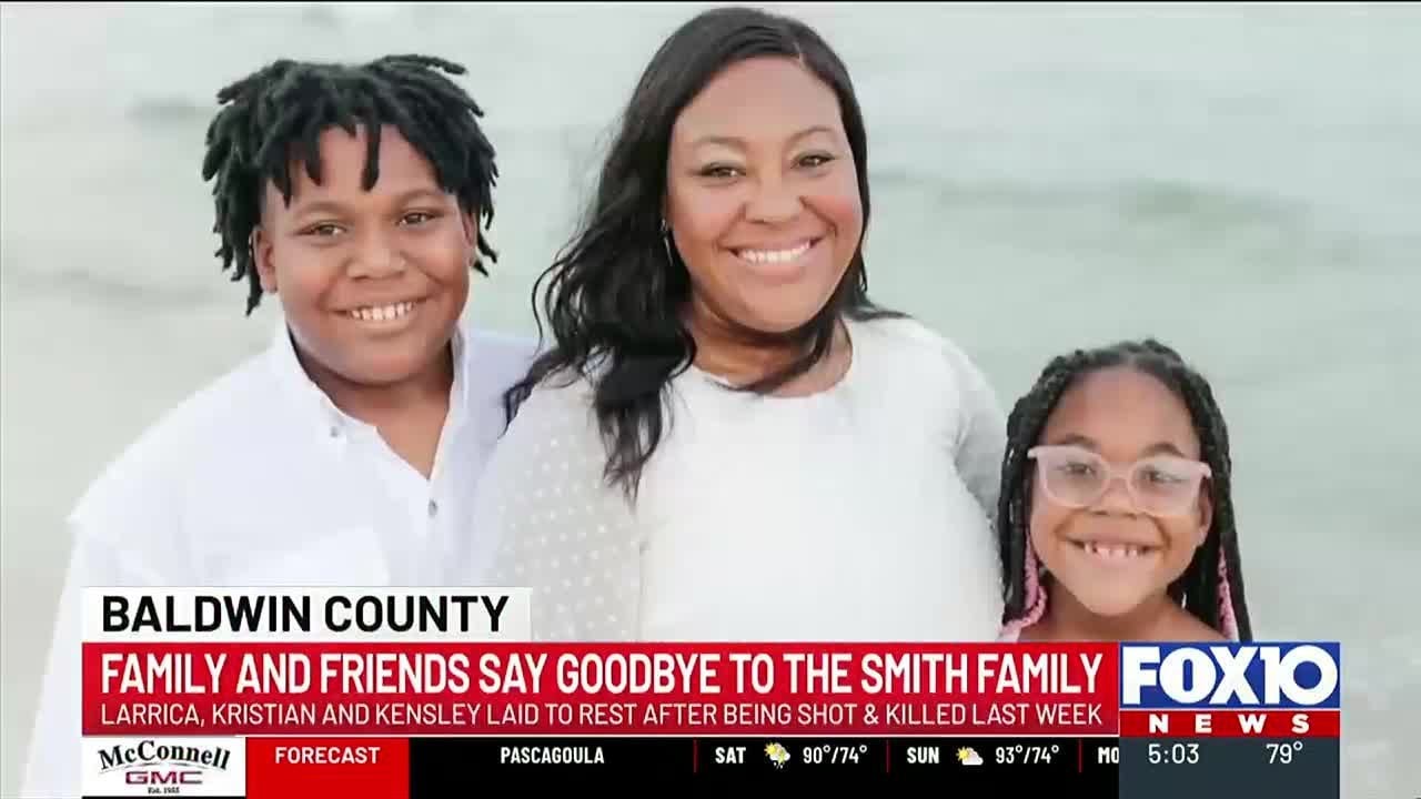 Baldwin County mother, two children laid to rest