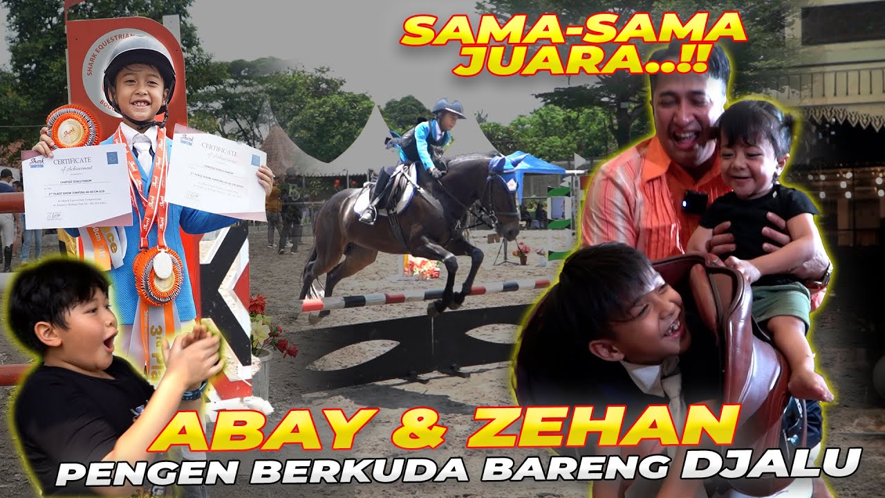 NAIK PODIUM LAGI.. DJALU DAN ZEHAN SAMA-SAMA ANAK JUARA..!! ABAY GAK MAU KALAH..!!