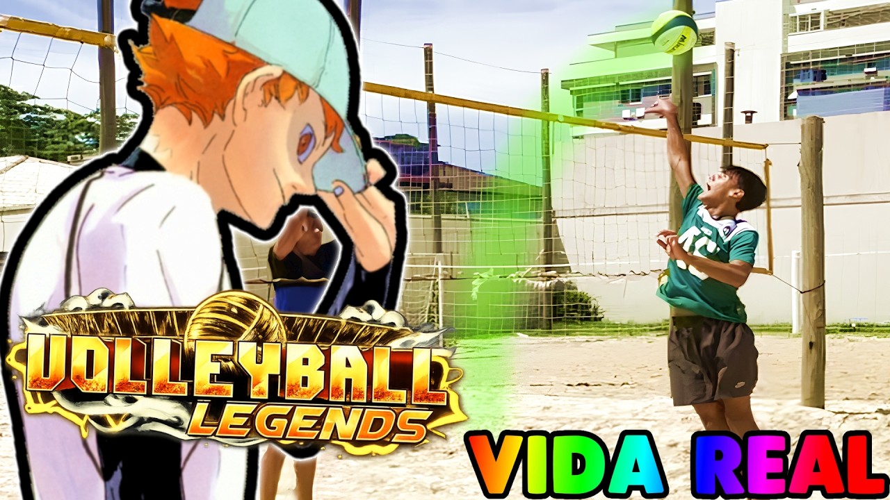 VOLLEYBALL LEGENDS NA VIDA REAL!! EU RECRIEI AS JOGADAS DO VOLLEYBALL LEGENDS EP.1!