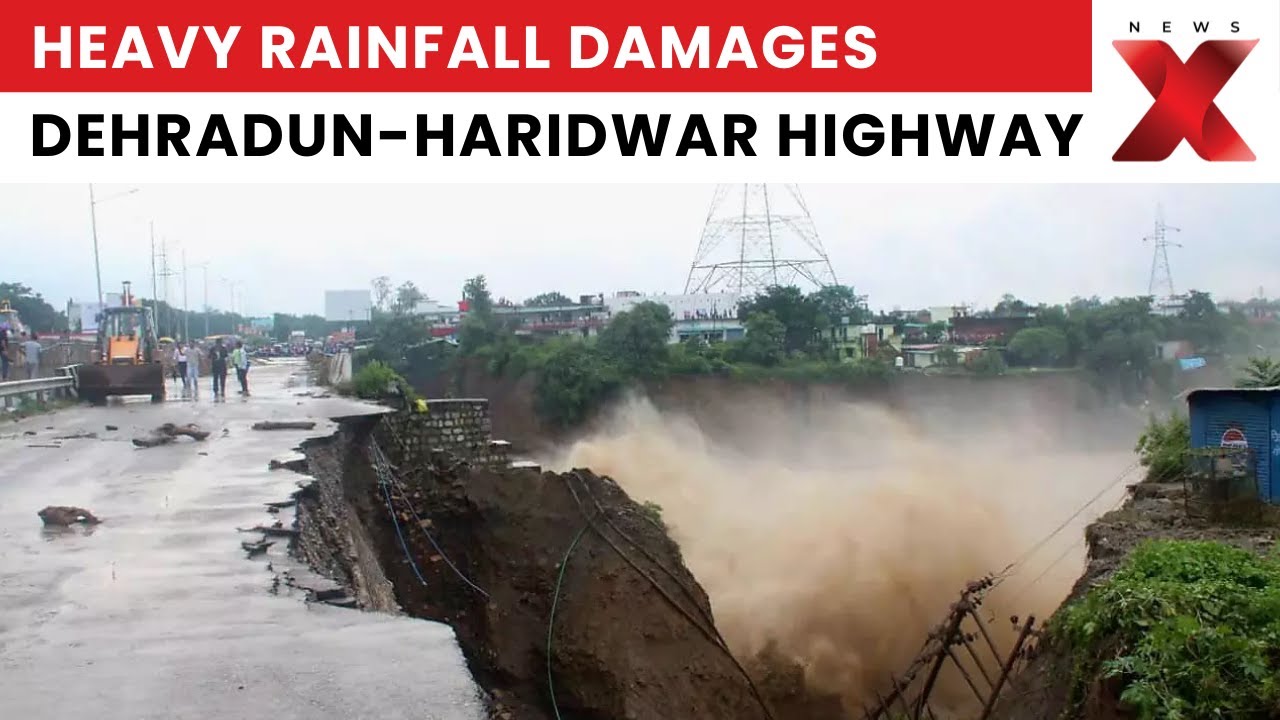 उत्तराखंड में बादल फटने से भारी बारिश, देहरादून-हरिद्वार राजमार्ग क्षतिग्रस्त | NewsX