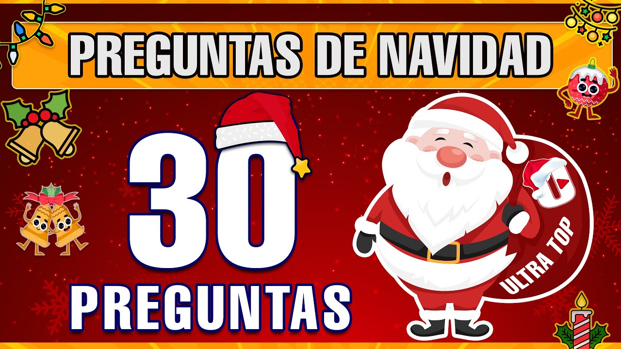 ✅ 35 PREGUNTAS DE NAVIDAD 🎄🤔🧠 con opciones | Ultra Top Trivia