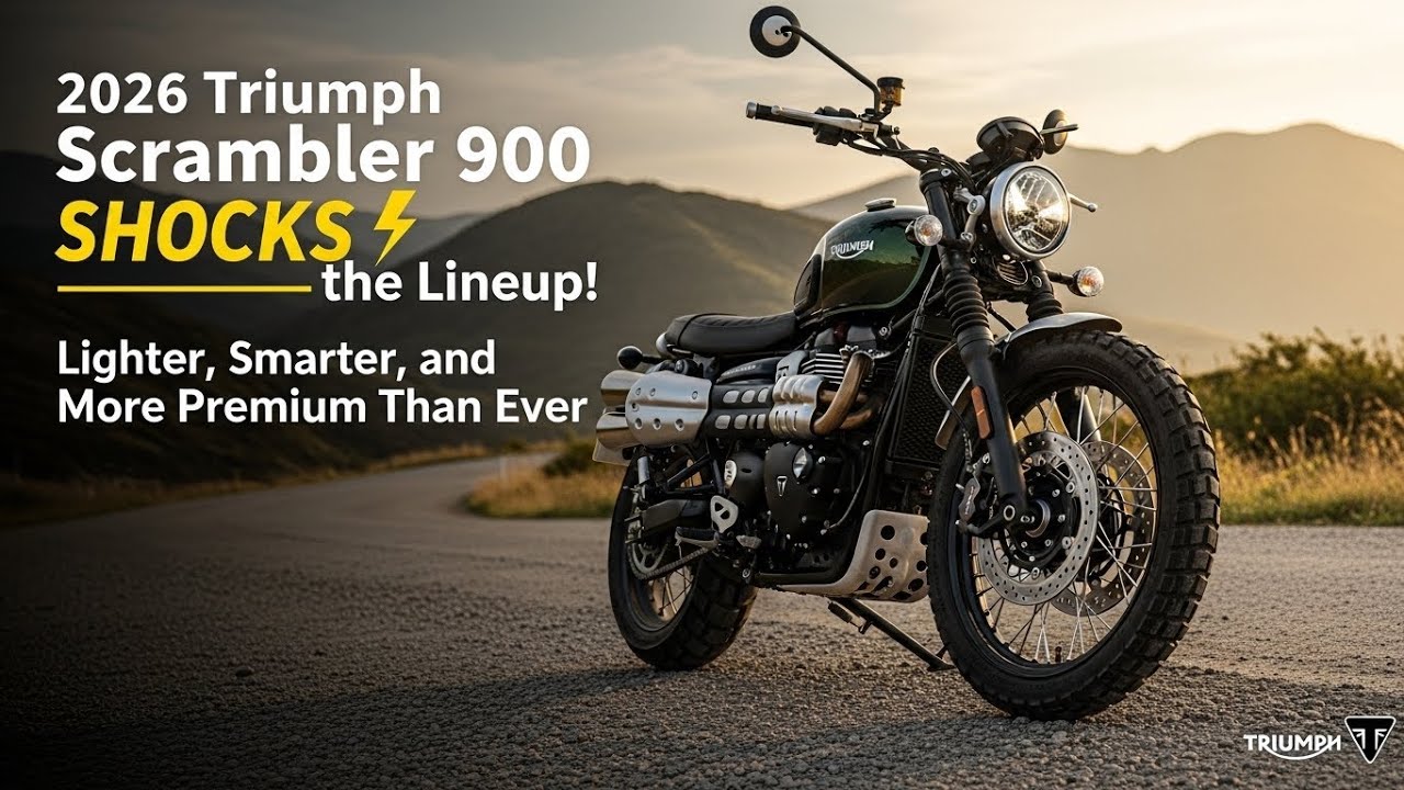 2026 Triumph Scrambler 900 SHOCKS the Lineup! Lighter, Smarter, and More Premium Than Ever
