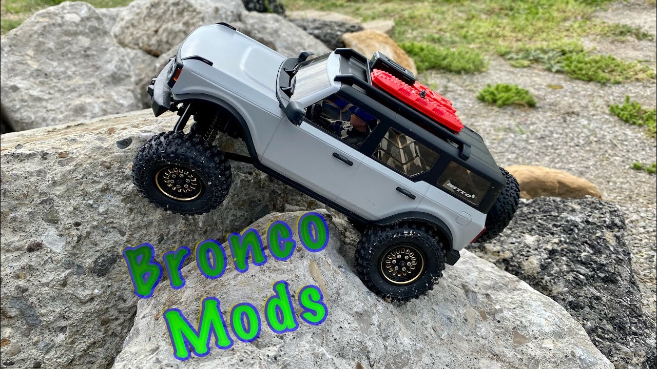 SCX24 Bronco mods part 1 & free mod!