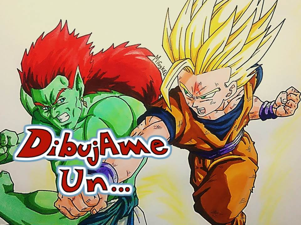 como dibujar a GOHAN SSJ2 vs BOJACK. How to draw Son GOHAN SSJ2 vs BOJACK.