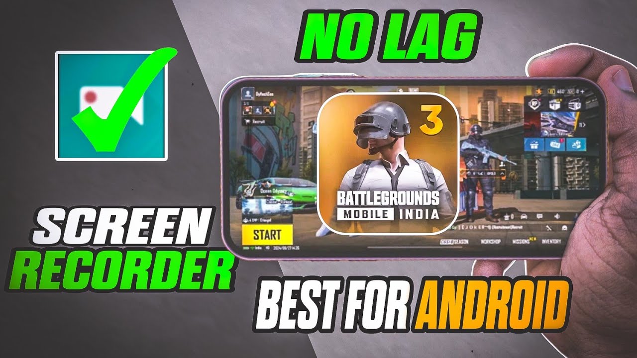 BEST NO LAG SCREEN RECORDER FOR ANDROID GAMING 4K/120 FPS Screen Recording App For Android
