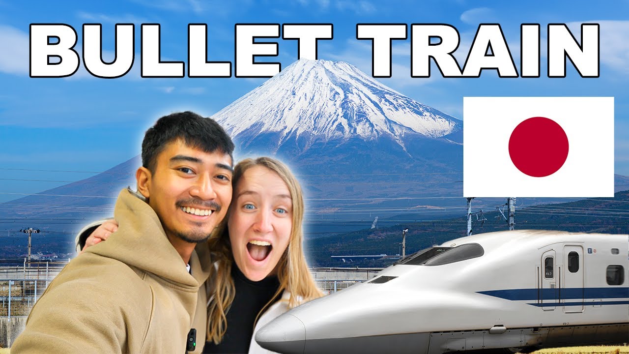 Riding JAPAN'S BULLET TRAIN 🇯🇵 Fuji to Kyoto🚅 日本の新幹線に乗る 🇯🇵