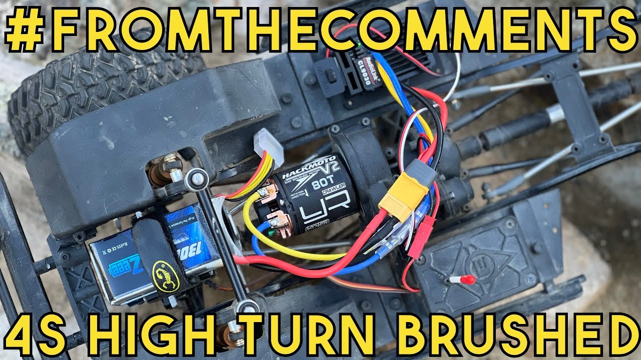 Crawler Canyon #fromthecomments: High Turns, 4S, Brushed