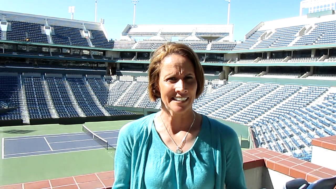 Mary Carillo visits the Indian Wells Tennis Garden - Home of the BNP Paribas Open