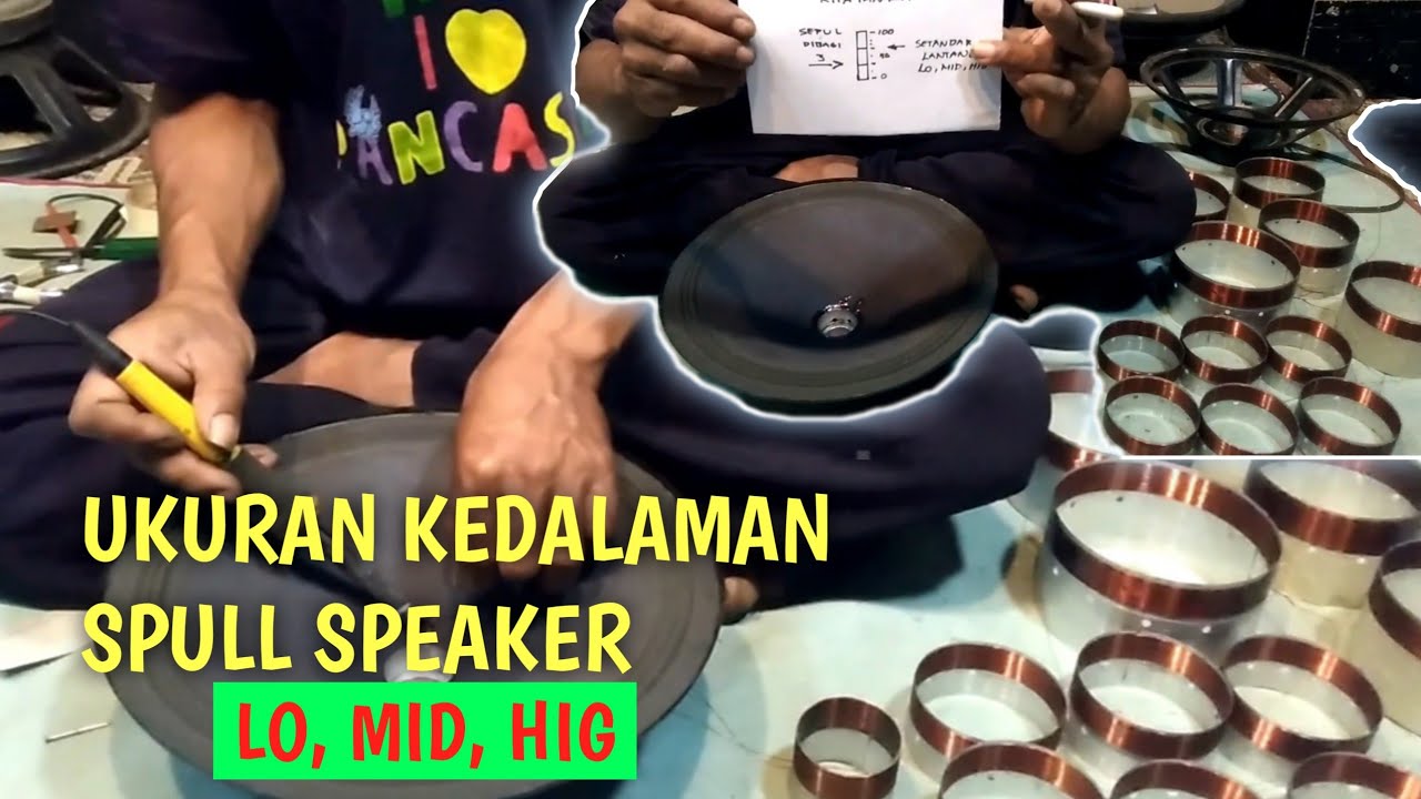 Installing the Speaker Spool Depth
