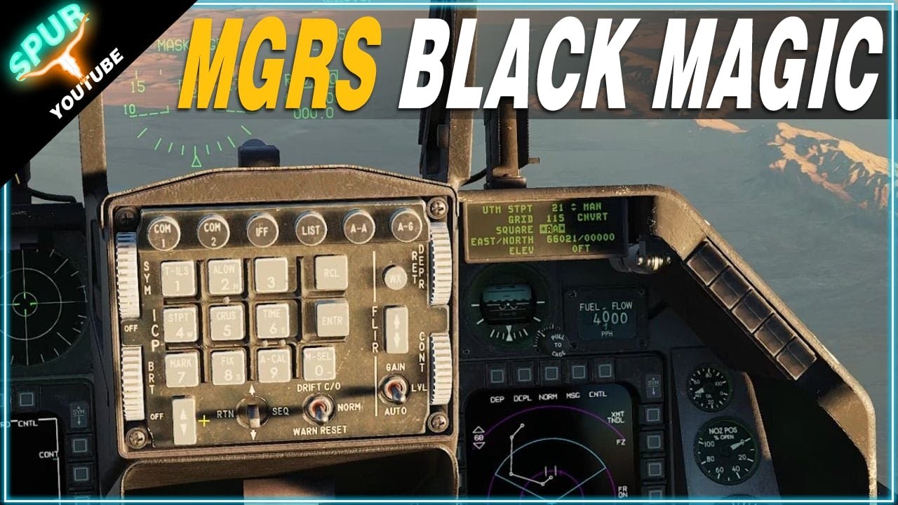 Entering MGRS Coordinates in the F-16 in DCS: July 2024