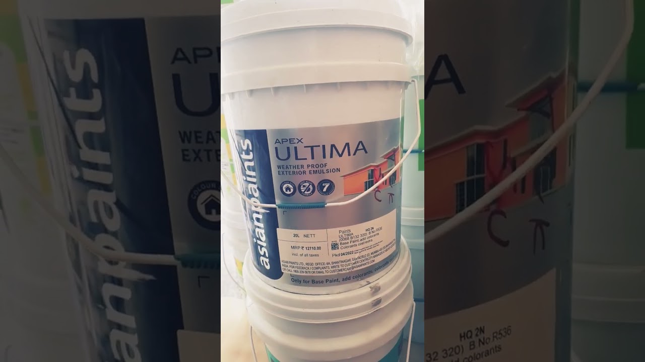 Asian paint exterior paint Apex Ultima bucket with price