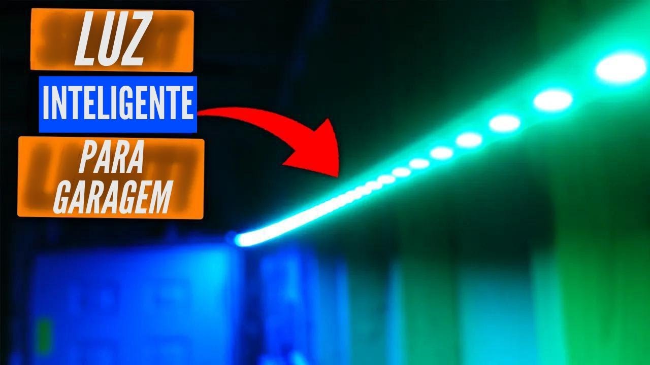 Instalei a nova luz Skyline da Govee na minha garagem e foi incrível!