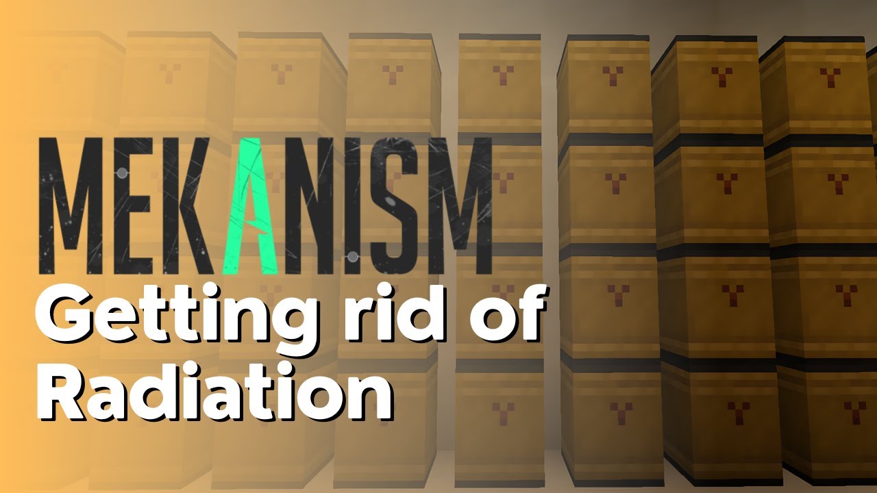 Как избавиться от радиации в Mekanism