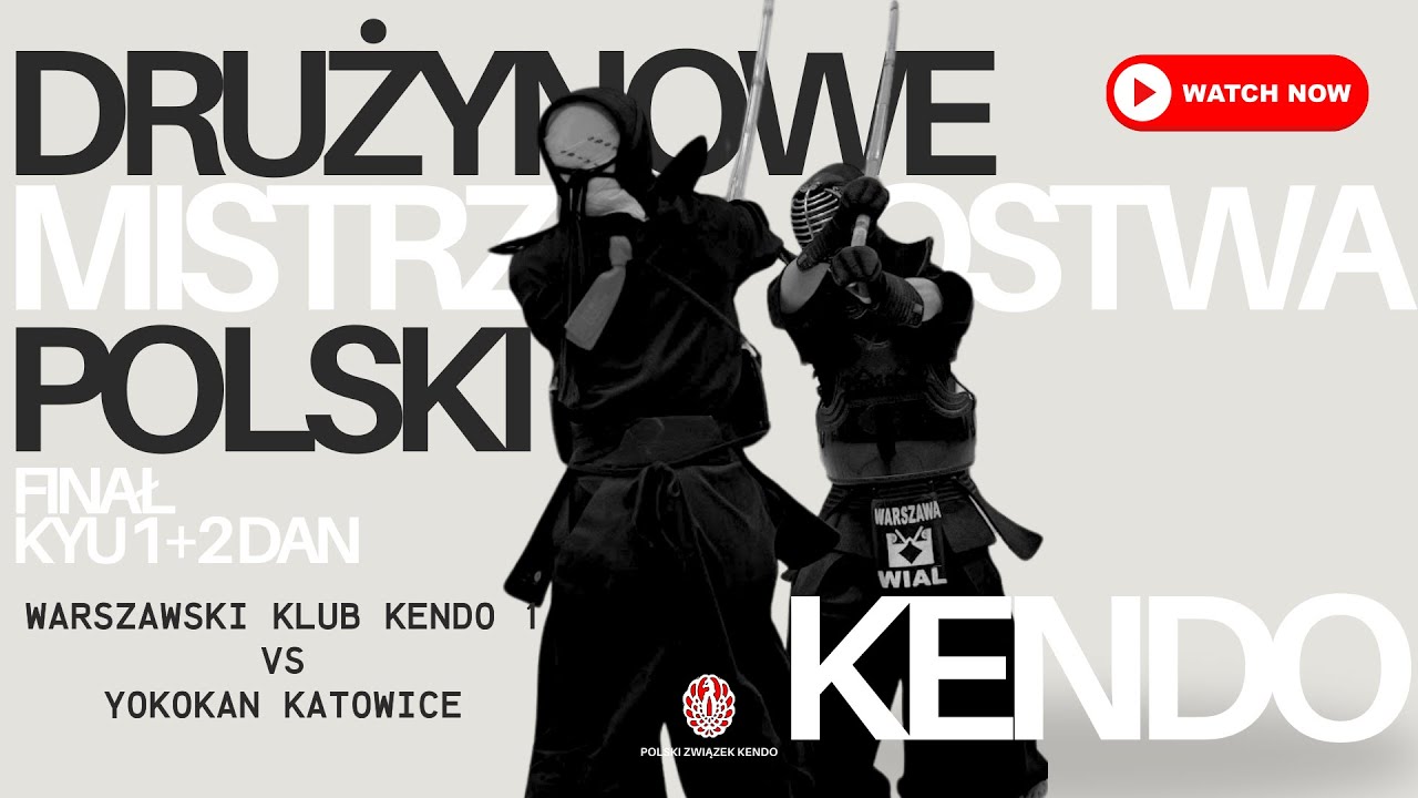Drużynowe Mistrzostwa Polski Kendo 2025 - Kyu + 1 i 2 dan - Finał - Yokokan vs. WKK