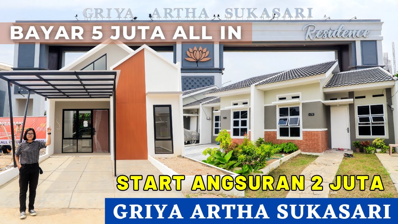 Rumah Angsuran 2 jutaan TANPA DP di Tangerang Sepatan Dekat Bandara Update Griya Artha Sukasari