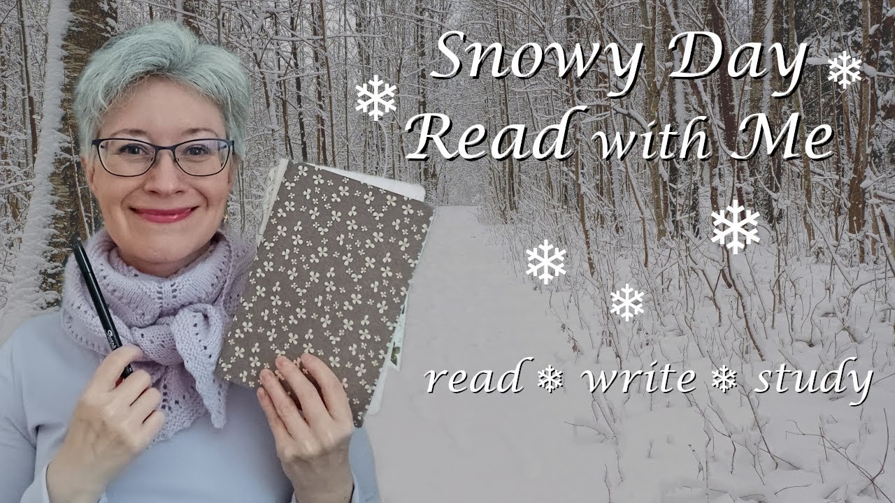 A Quiet Winter Day ❄️ Cosy Read, Write & Study With Me