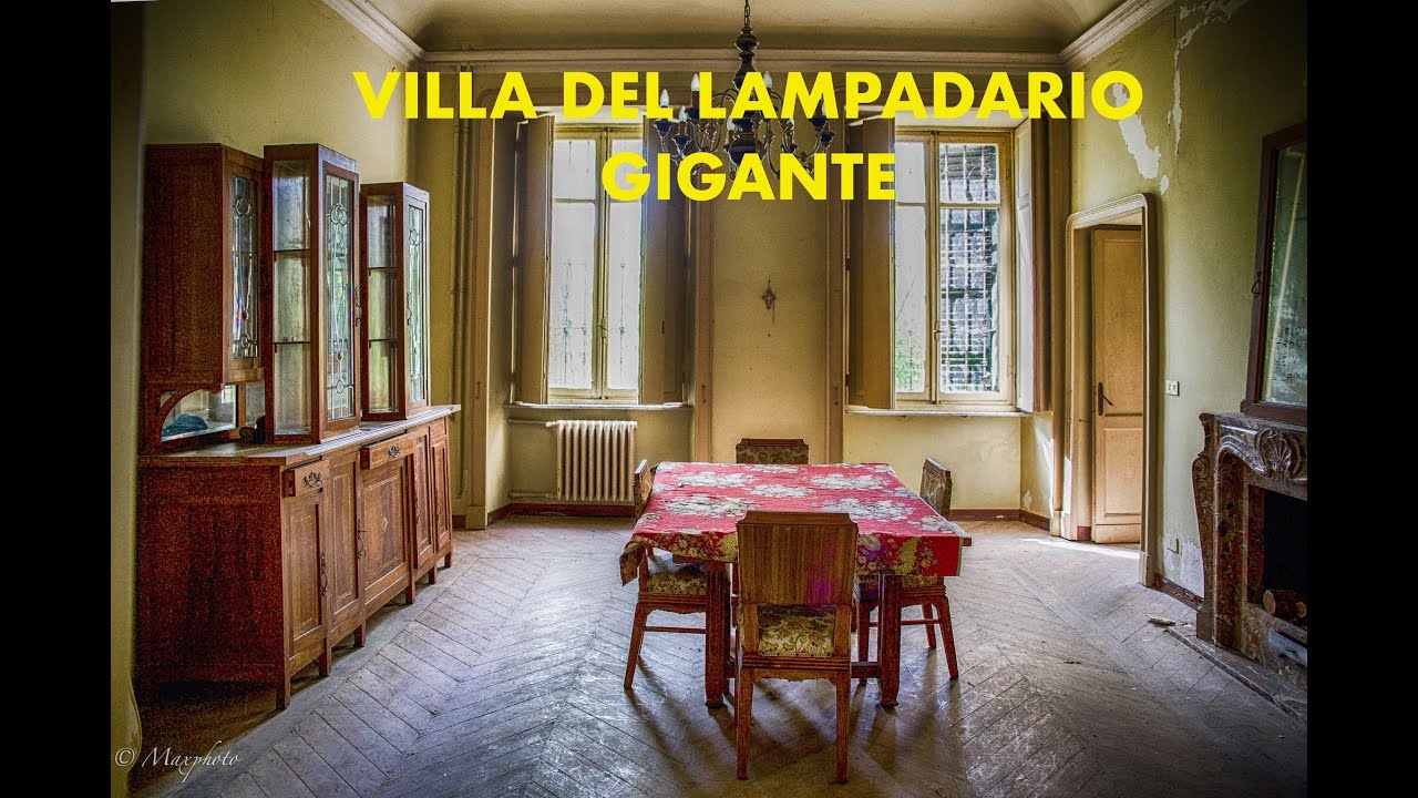 FINALMENTE ANCHE NOI VEDIAMO LA VILLA DEL LAMPADARIO GIGANTE