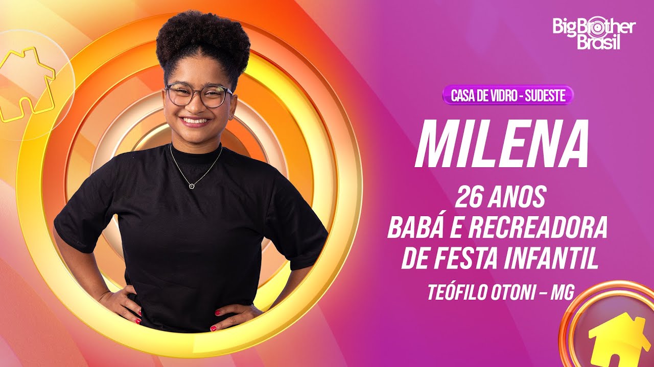 BBB 26: Conhe&ccedil;a Milena, participante da Casa de Vidro do Sudeste | BBB 26 | TV Globo