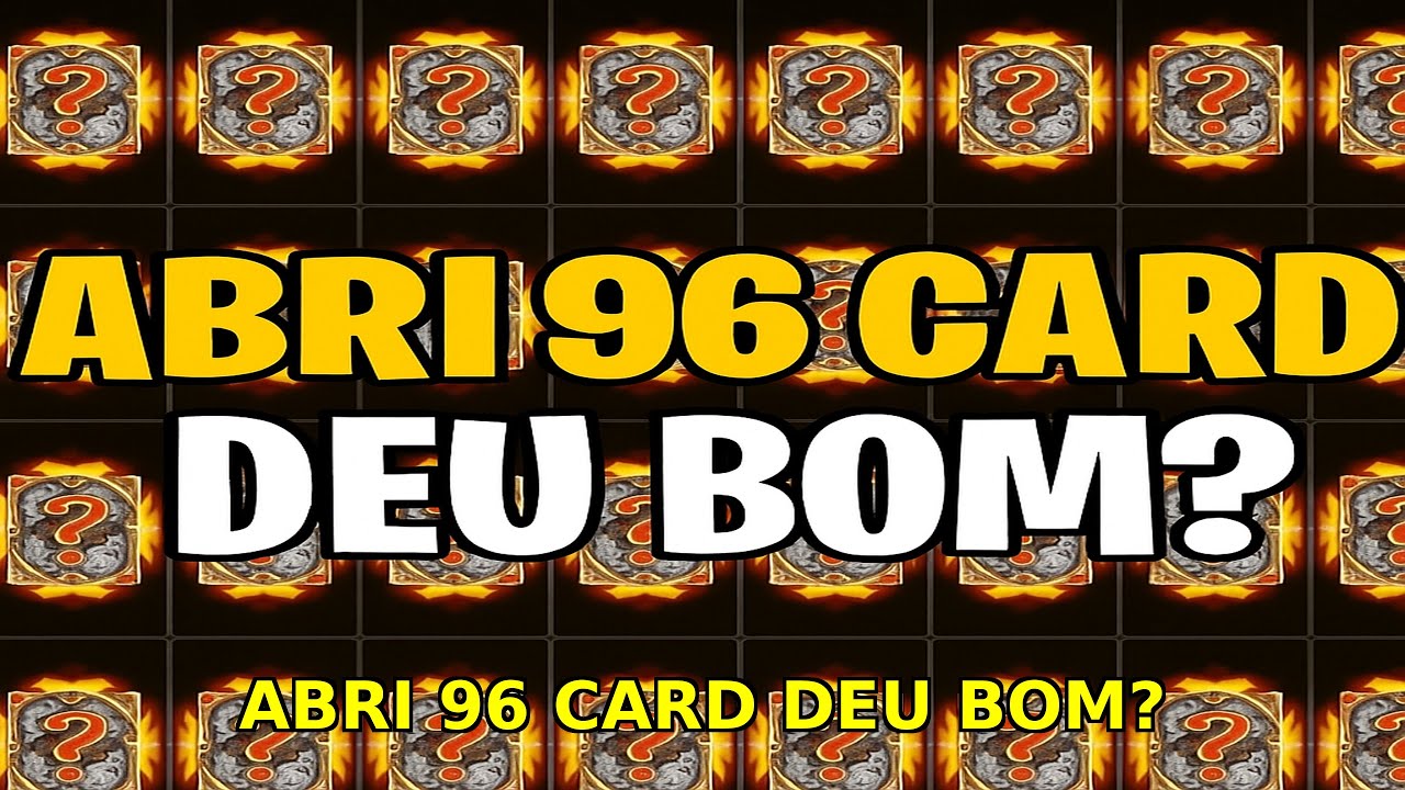 ABRI 96 CARDS EVENT NO MUAWAY, DEU BOM?