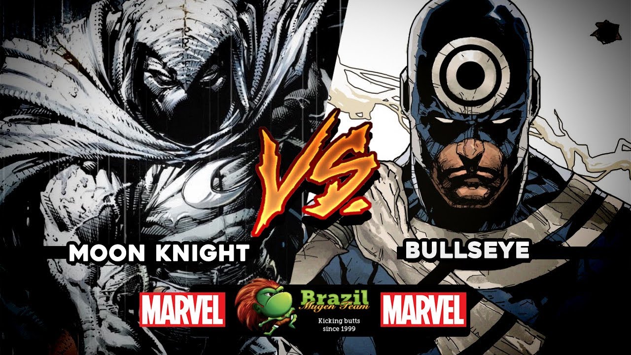 Bullseye vs Moon Knight - DC Comics / Marvel fights