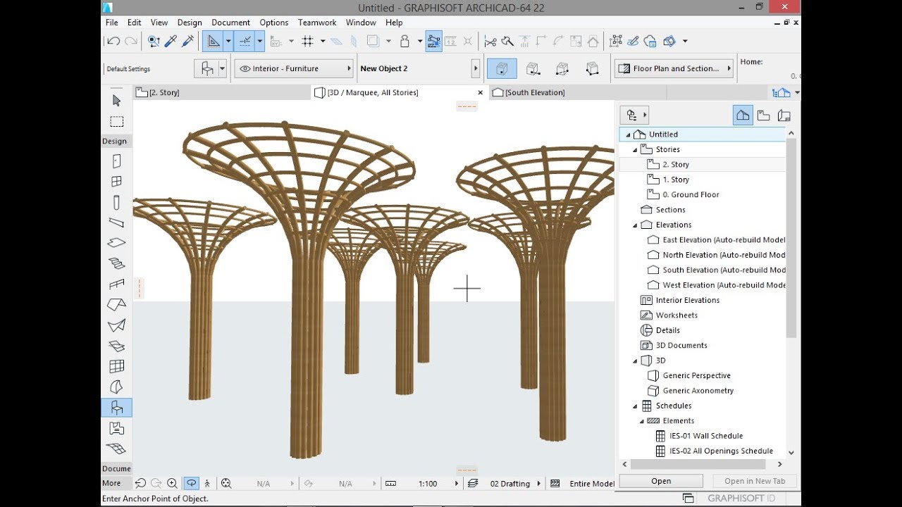 Tutorial ARCHICAD 22 Cara Mudah Membuat Bangunan Seperti Supertree Grove
