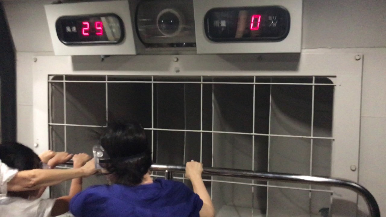福岡市民防災センター　強風体験