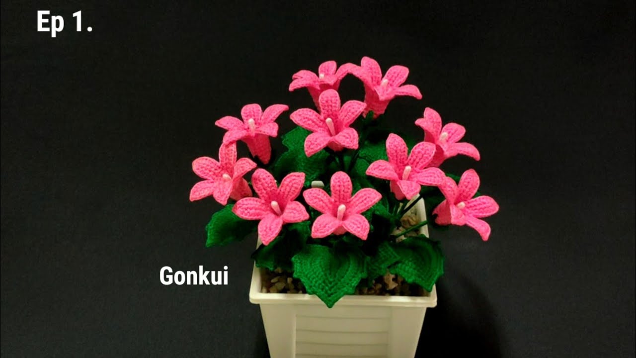 Crochet flower | Crochet Campanula 'Ambella Pink' Ep1.✨ Petals #crochetflower #crochet #tutorial