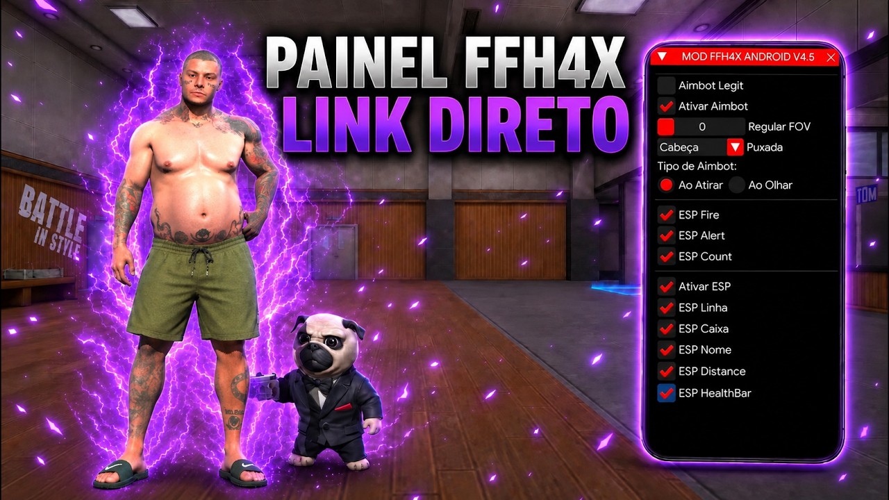 PAINEL GR&Aacute;TIS 😈 ANDROID & IPHONE! XIT FF ATUALIZADO 2026! LINK DIRETO MEDIAFIRE ✅