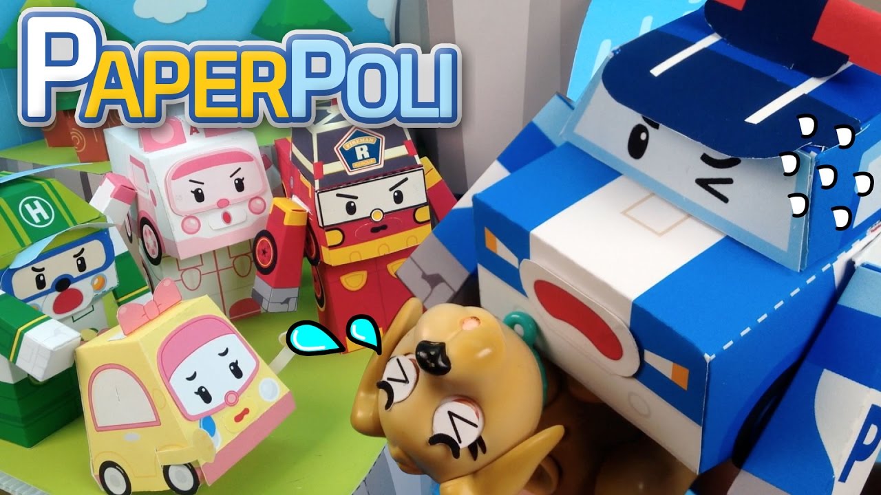 21.Finding Brown!! | Paper POLI [PETOZ] | Robocar Poli Special