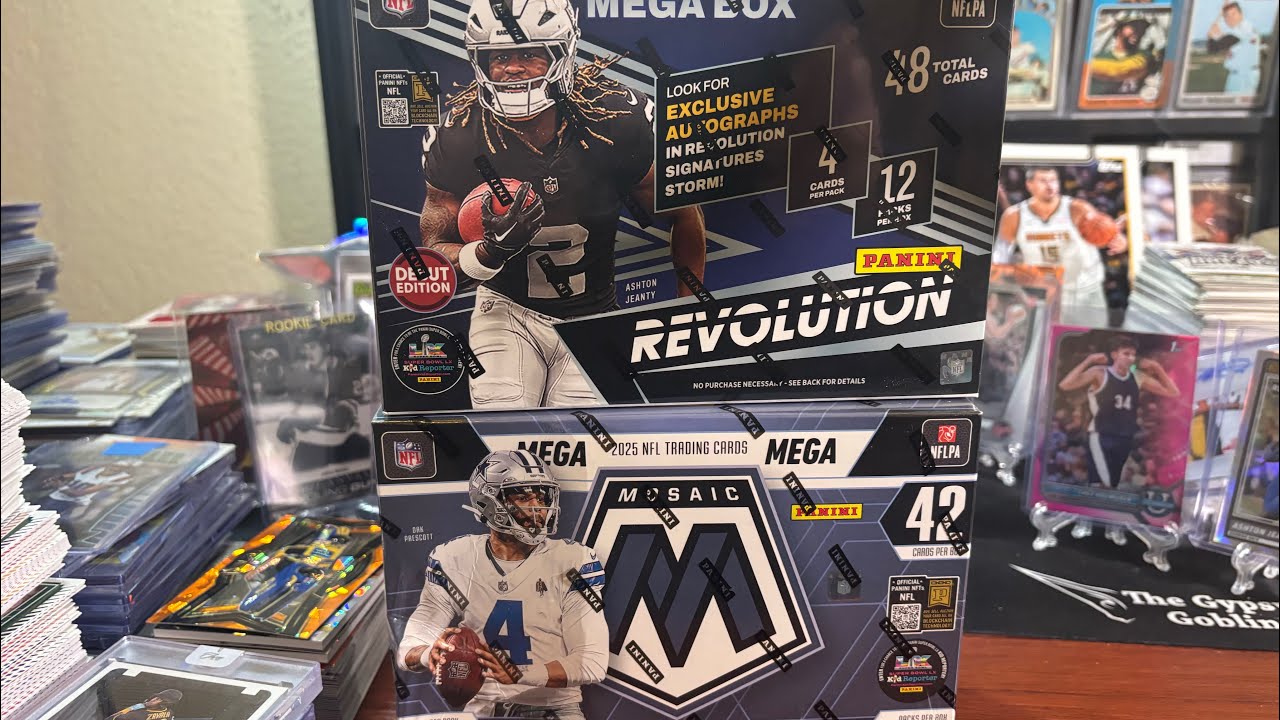Scattebo where r u? Lets finish 25 Football Rookie Hunt! Revolution vs Mosiac Mega Box Battle!