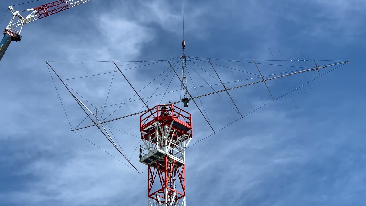 Protel antennas ,HF Logarithmic Directional Log Antenna 2 ÷30 MHz, 6 dB gain, high power 2 Kw,