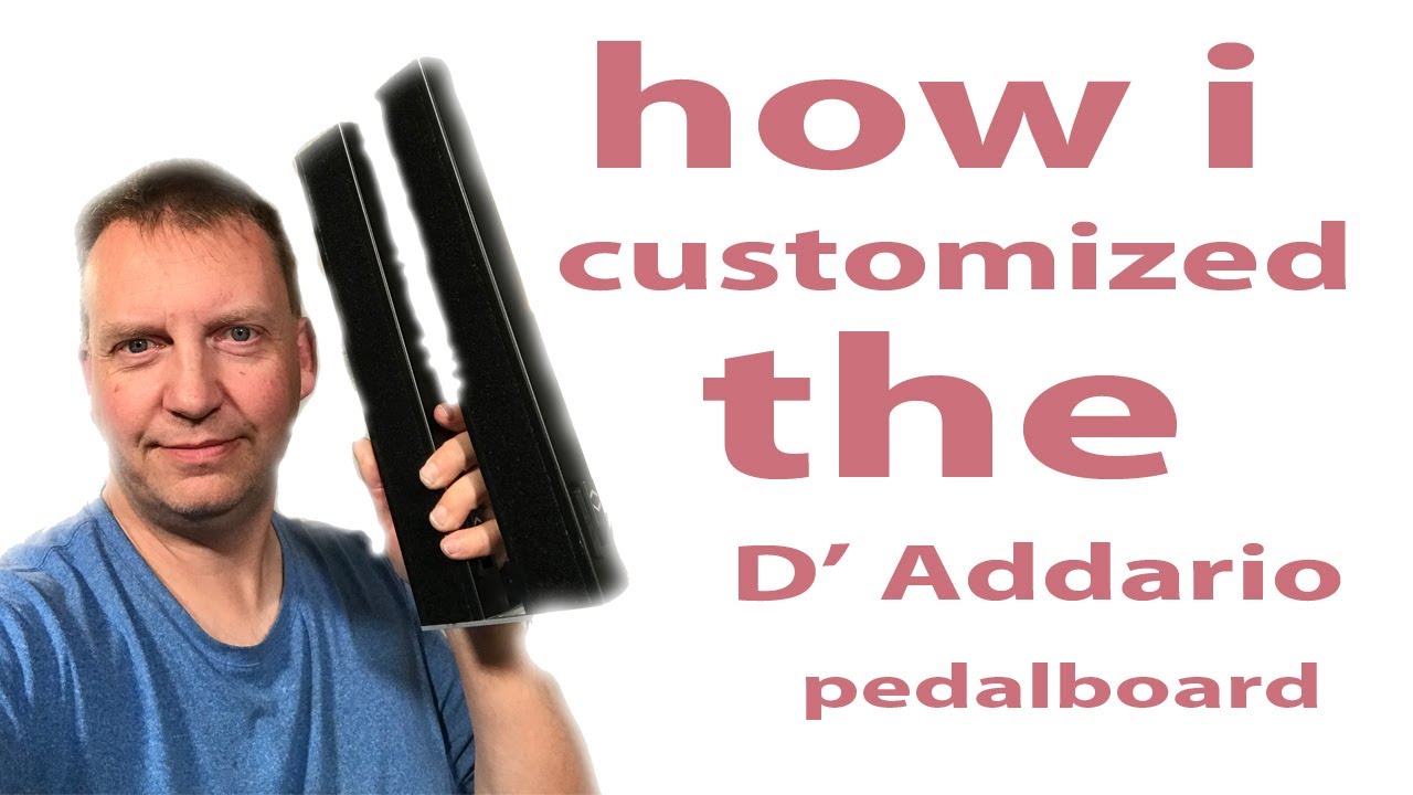 My personal custom job of the D' Addario Pedal Board!