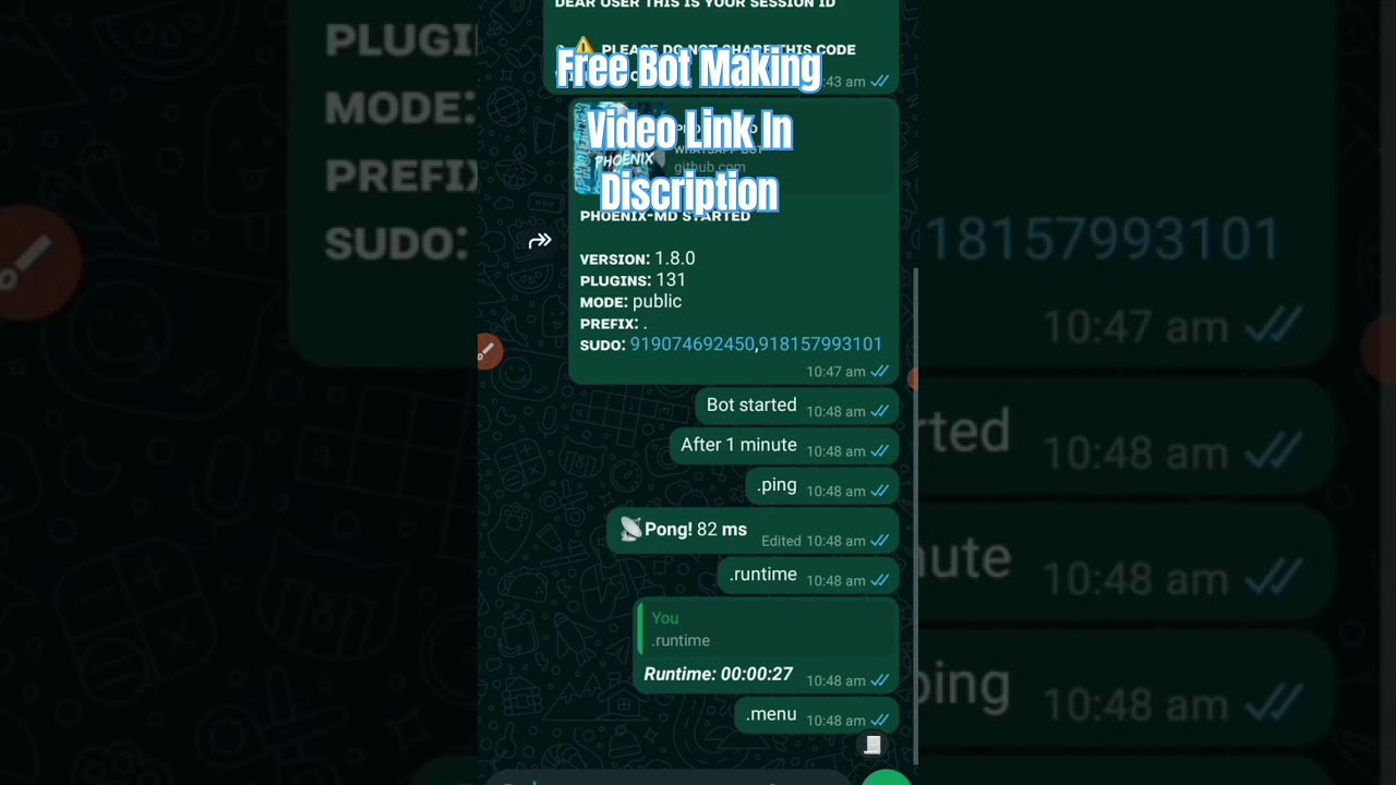 How to make WHATSAPP bot 2026 || FREE HOSTING || Whatsapp bot #whatsappbot #botmalayalamtutorial