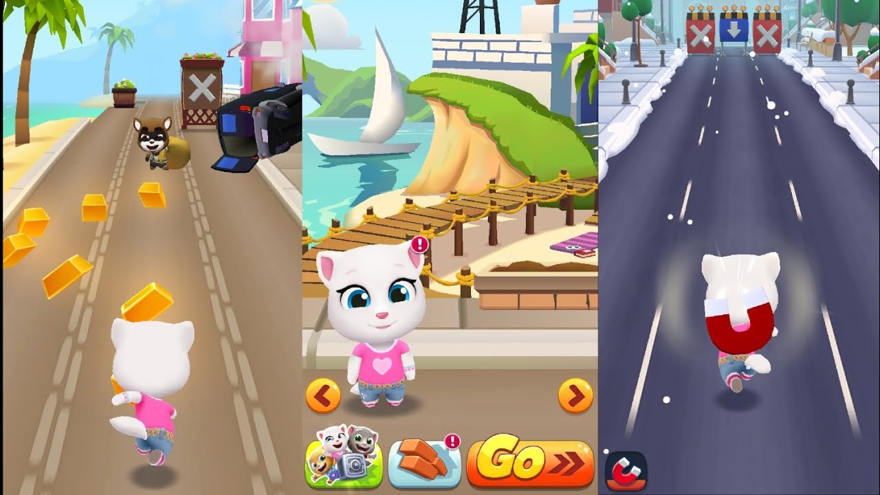 MY TALKING TOM GOLD RUN GAMEPLAY | MY TALKING TOM