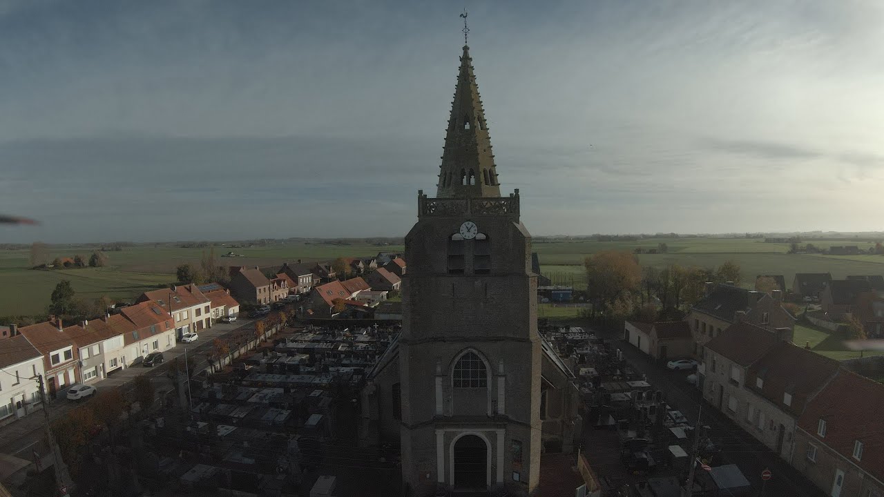 Eglise de Looberghe en drone / Dji FPV