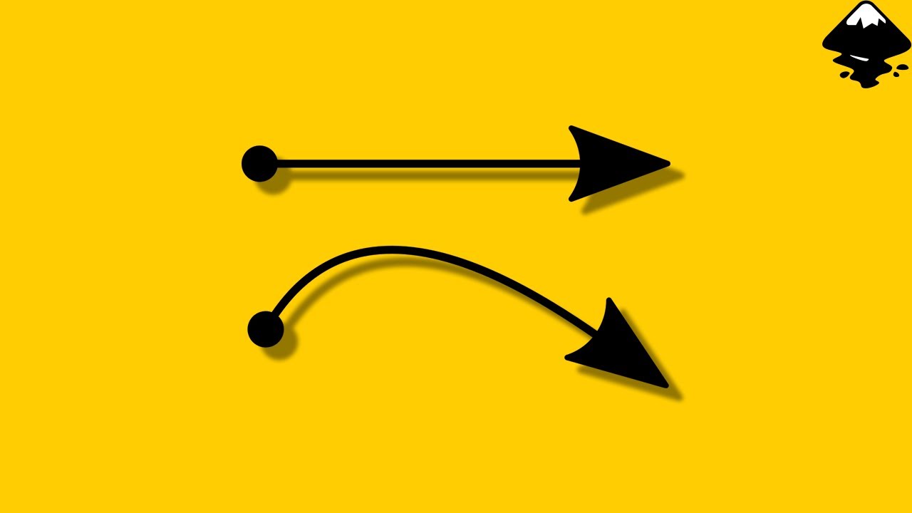 How to create arrows in Inkscape