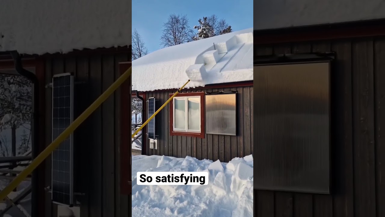 The perfect way to remove snow #trending #winter